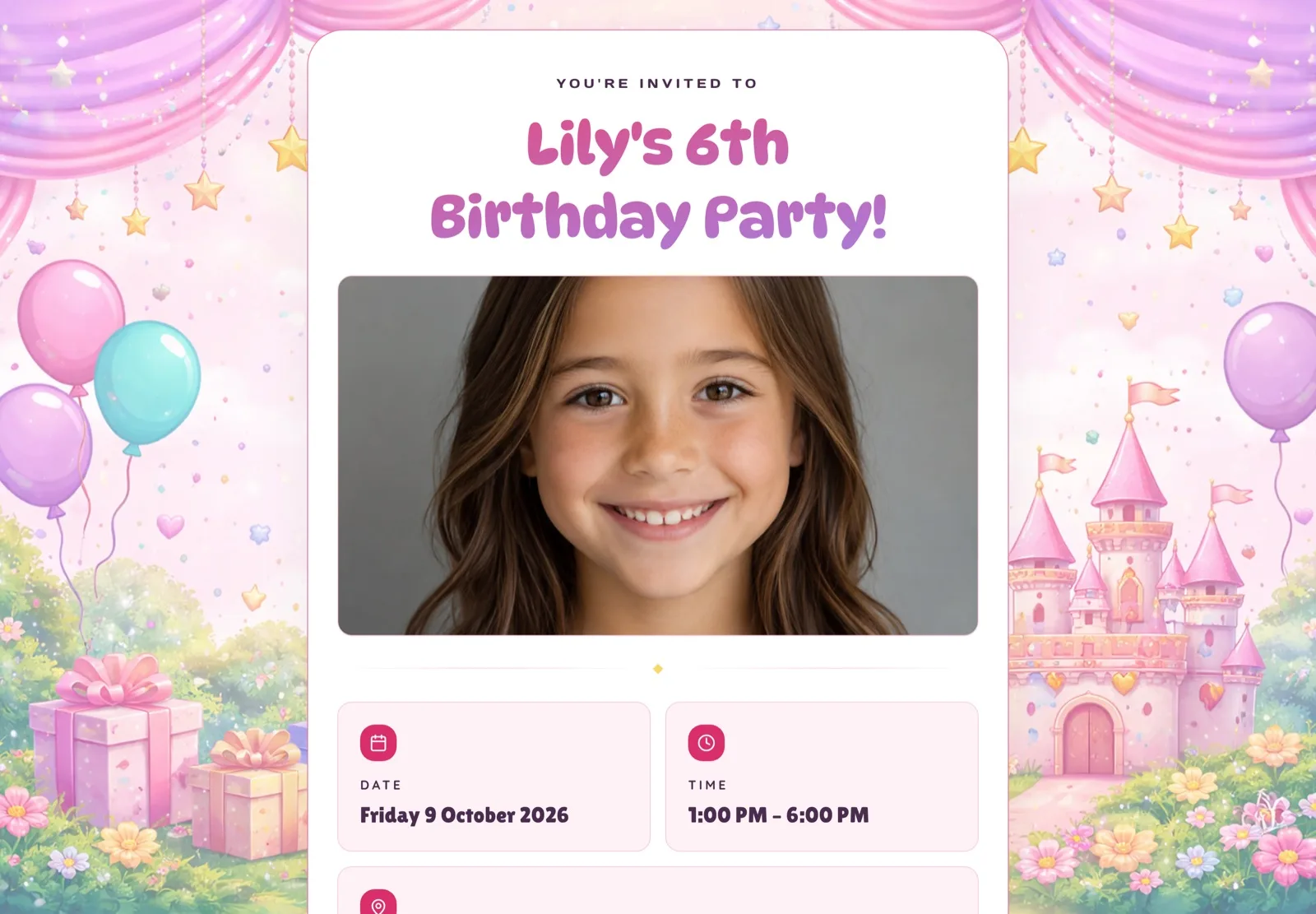 A party invite